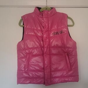 Cruel Girl Pink Puffer Vest